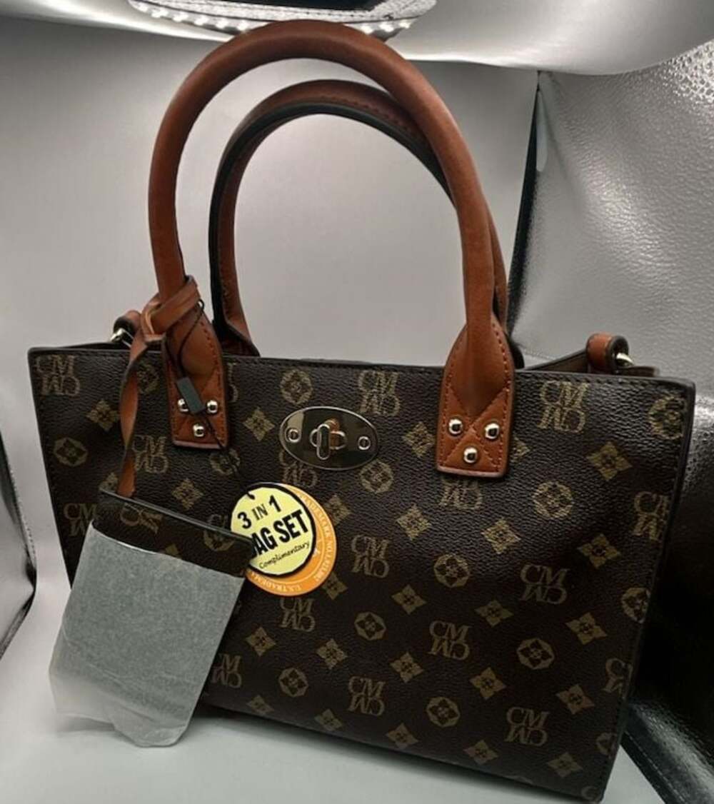 CM Monogram 3-in-1 Tote Bag Set
